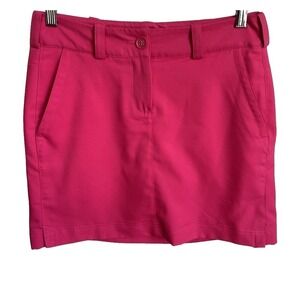 Nike Golf Tour Performance Dri-Fit Skort Hot Pink Sz 2 Tennis Pickleball Skirt